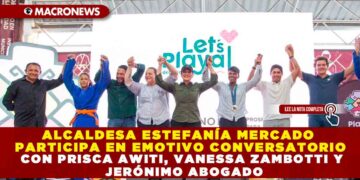 ALCALDESA ESTEFANÍA MERCADO PARTICIPA EN EMOTIVO CONVERSATORIO CON PRISCA AWITI, VANESSA ZAMBOTTI Y JERÓNIMO ABOGADO