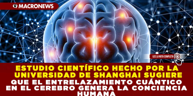 ESTUDIO CIENTÍFICO HECHO POR  LA UNIVERSIDAD DE SHANGHAI SUGIERE QUE EL ENTRELAZAMIENTO CUÁNTICO EN EL CEREBRO GENERA LA CONCIENCIA HUMANA