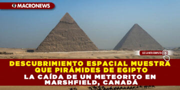 DESCUBRIMIENTO ESPACIAL MUESTRA QUE PIRÁMIDES DE EGIPTO SE CONSTRUYERON CON AGUA AL FUNCIONAR COMO UN MÉTODO DE TRANSPORTACIÓN