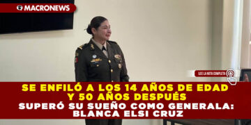 SE ENFILÓ A LOS 14 AÑOS DE EDAD Y 50 AÑOS DESPUÉS SUPERÓ SU SUEÑO COMO GENERALA: BLANCA ELSI CRUZ