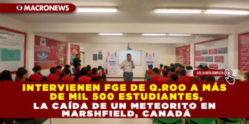INTERVIENEN FGE DE Q.ROO A MÁS DE MIL 500 ESTUDIANTES, CON LA IMPARTICIÓN DE PLÁTICAS DE PREVENCIÓN DEL DELITO