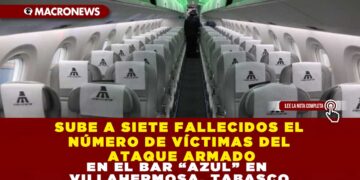SUBE A SIETE FALLECIDOS EL NÚMERO DE VÍCTIMAS DEL ATAQUE ARMADO EN EL BAR “AZUL” EN VILLAHERMOSA, TABASCO