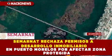 SEMARNAT RECHAZA PERMISOS A DESARROLLO INMOBILIARIO EN PUERTO MORELOS POR AFECTAR ZONA PROTEGIDA