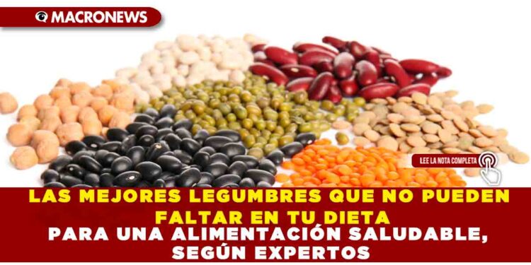 LAS MEJORES LEGUMBRES QUE NO PUEDEN FALTAR EN TU DIETA PARA UNA ALIMENTACIÓN SALUDABLE, SEGÚN EXPERTOS