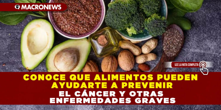 CONOCE QUE ALIMENTOS PUEDEN AYUDARTE A PREVENIR EL CÁNCER Y OTRAS ENFERMEDADES GRAVES