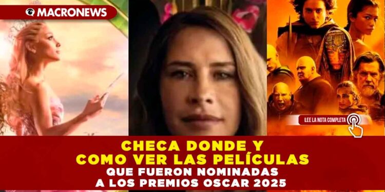 CHECA DONDE Y COMO VER LAS PELÍCULAS QUE FUERON NOMINADAS A LOS PREMIOS OSCAR 2025