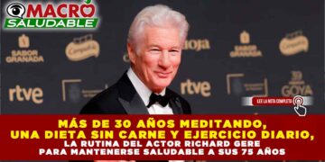 MÁS DE 30 AÑOS MEDITANDO, UNA DIETA SIN CARNE Y EJERCICIO DIARIO, LA RUTINA DEL ACTOR RICHARD GERE PARA MANTENERSE SALUDABLE A SUS 75 AÑOS