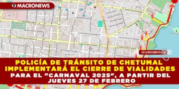 POLICÍA DE TRÁNSITO DE CHETUMAL IMPLEMENTARÁ EL CIERRE DE VIALIDADES PARA EL «CARNAVAL 2025», A PARTIR DEL JUEVES 27 DE FEBRERO