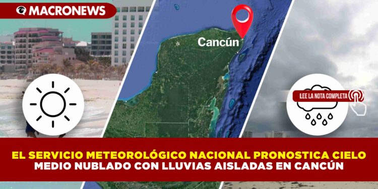 EL SERVICIO METEOROLÓGICO NACIONAL PRONOSTICA CIELO MEDIO NUBLADO CON LLUVIAS AISLADAS EN LA REGIÓN
