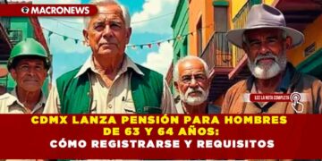 CDMX LANZA PENSIÓN PARA HOMBRES DE 63 Y 64 AÑOS: CÓMO REGISTRARSE Y REQUISITOS
