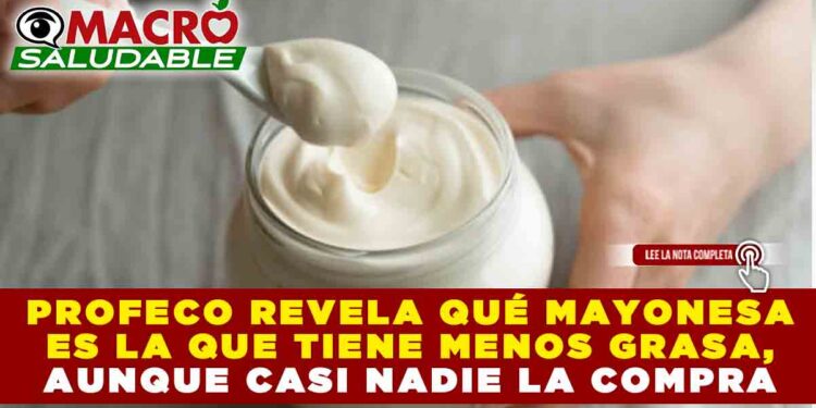 PROFECO REVELA QUÉ MAYONESA ES LA QUE TIENE MENOS GRASA, AUNQUE CASI NADIE LA COMPRA