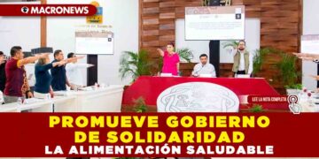 PROMUEVE GOBIERNO DE SOLIDARIDAD LA ALIMENTACIÓN SALUDABLE