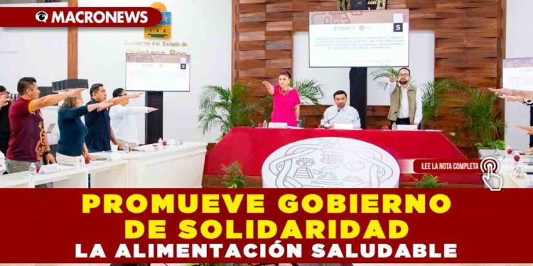 PROMUEVE GOBIERNO DE SOLIDARIDAD LA ALIMENTACIÓN SALUDABLE