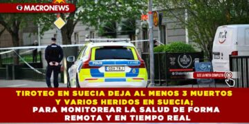 TIROTEO EN SUECIA DEJA AL MENOS 3 MUERTOS Y VARIOS HERIDOS EN SUECIA; SOSPECHOSO HUYÓ EN PATINETA ELÉCTRICA SEGÚN AUTORIDADES