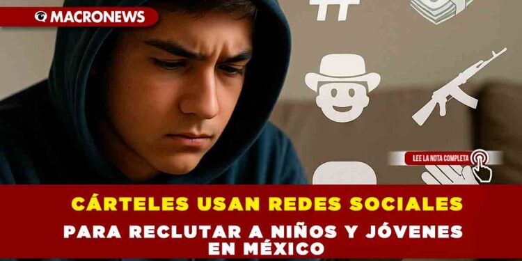 CÁRTELES USAN REDES SOCIALES PARA RECLUTAR A NIÑOS Y JÓVENES EN MÉXICO
