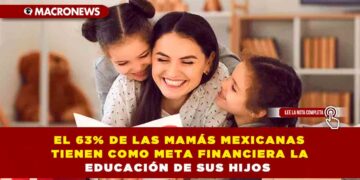 EL 63% DE LAS MAMÁS MEXICANAS TIENEN COMO META FINANCIERA LA EDUCACIÓN DE SUS HIJOS