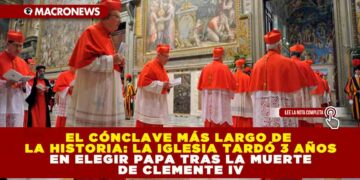EL CÓNCLAVE MÁS LARGO DE LA HISTORIA: LA IGLESIA TARDÓ 3 AÑOS EN ELEGIR PAPA TRAS LA MUERTE DE CLEMENTE IV