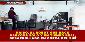 RAIBO, EL ROBOT QUE HACE PARKOUR SOLO Y EN TIEMPO REAL, DESARROLLADO EN COREA DEL SUR