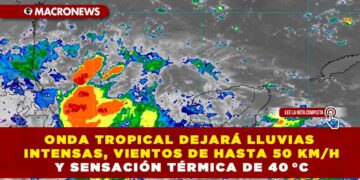 ONDA TROPICAL DEJARÁ LLUVIAS INTENSAS, VIENTOS DE HASTA 50 KM/H Y SENSACIÓN TÉRMICA DE 40 °C: ASÍ EL CLIMA HOY EN QUINTANA ROO