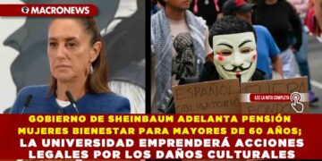 PRESIDENTA SHEINBAUM CONDENA QUEMA DE LIBROS EN LA UNAM DURANTE MARCHA CONTRA LA GENTRIFICACIÓN; LA UNIVERSIDAD EMPRENDERÁ ACCIONES LEGALES POR LOS DAÑOS CULTURALES