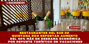 RESTAURANTES DEL SUR DE QUINTANA ROO REPORTAN AUMENTO DEL 40% MÁS EN DERRAMA ECONÓMICA POR REPUNTE TURÍSTICO EN VACACIONES