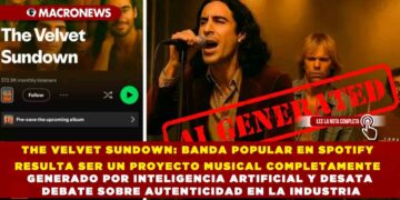 THE VELVET SUNDOWN: BANDA POPULAR EN SPOTIFY RESULTA SER UN PROYECTO MUSICAL COMPLETAMENTE GENERADO POR INTELIGENCIA ARTIFICIAL Y DESATA DEBATE SOBRE AUTENTICIDAD EN LA INDUSTRIA