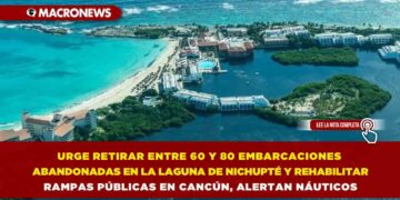 URGE RETIRAR ENTRE 60 Y 80 EMBARCACIONES ABANDONADAS EN LA LAGUNA NICHUPTÉ Y REHABILITAR RAMPAS PÚBLICAS EN CANCÚN, ALERTAN NÁUTICOS