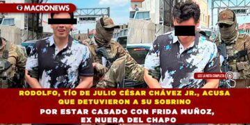 RODOLFO, TÍO DE JULIO CÉSAR CHÁVEZ JR., ACUSA QUE DETUVIERON A SU SOBRINO POR ESTAR CASADO CON FRIDA MUÑOZ, EX NUERA DEL CHAPO
