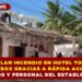 CONTROLAN INCENDIO EN HOTEL TORTUGAS DE HOLBOX GRACIAS A RÁPIDA ACCIÓN DE BOMBEROS Y PERSONAL DEL ESTABLECIMIENTO