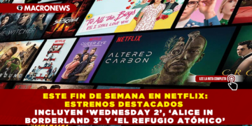 ESTE FIN DE SEMANA EN NETFLIX: ESTRENOS DESTACADOS INCLUYEN ‘WEDNESDAY 2’, ‘ALICE IN BORDERLAND 3’ Y ‘EL REFUGIO ATÓMICO’
