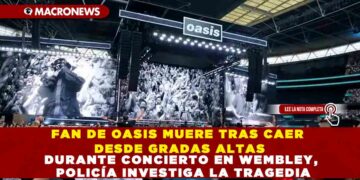 FAN DE OASIS MUERE TRAS CAER DESDE GRADAS ALTAS DURANTE CONCIERTO EN WEMBLEY, POLICÍA INVESTIGA LA TRAGEDIA