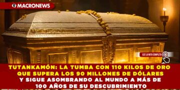 TUTANKAMÓN: LA TUMBA CON 110 KILOS DE ORO QUE SUPERA LOS 90 MILLONES DE DÓLARES Y SIGUE ASOMBRANDO AL MUNDO A MÁS DE 100 AÑOS DE SU DESCUBRIMIENTO