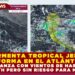 TORMENTA TROPICAL JERRY SE FORMA EN EL ATLÁNTICO; AVANZA CON VIENTOS DE HASTA 95 KM/H PERO SIN RIESGO PARA MÉXICO
