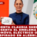 PRESIDENTA CLAUDIA SHEINABUM PRESENTA EL EMBLEMA DEL AUTOMÓVIL ELÉCTRICO OLINIA INSPIRADO EN ALEBRIJES