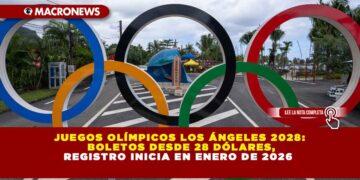 JUEGOS OLÍMPICOS LOS ÁNGELES 2028: BOLETOS DESDE 28 DÓLARES, REGISTRO INICIA EN ENERO DE 2026
