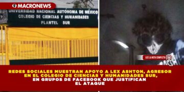 REDES SOCIALES MUESTRAN APOYO A LEX ASHTON, AGRESOR EN EL COLEGIO DE CIENCIAS Y HUMANIDADES SUR, EN GRUPOS DE FACEBOOK QUE JUSTIFICAN EL ATAQUE