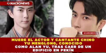 MUERE EL ACTOR Y CANTANTE CHINO YU MENGLONG, CONOCIDO COMO ALAN YU, TRAS CAER DE UN EDIFICIO EN PEKÍN