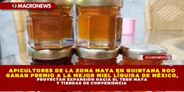 APICULTORES DE LA ZONA MAYA EN QUINTANA ROO GANAN PREMIO A LA MEJOR MIEL LÍQUIDA DE MÉXICO, PROYECTAN EXPANSIÓN HACIA EL TREN MAYA Y TIENDAS DE CONVENIENCIA