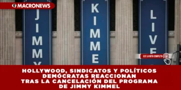 HOLLYWOOD, SINDICATOS Y POLÍTICOS DEMÓCRATAS REACCIONAN TRAS LA CANCELACIÓN DEL PROGRAMA DE JIMMY KIMMEL: ACUSAN CENSURA Y REPRESALIAS CONTRA LA LIBERTAD DE EXPRESIÓN EN ESTADOS UNIDOS
