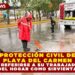 PROTECCIÓN CIVIL DE PLAYA DEL CARMEN DESPLIEGA ACCIONES PREVENTIVAS POR LLUVIAS