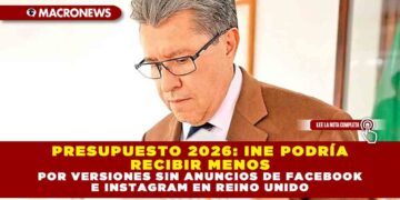 PRESUPUESTO 2026: INE PODRÍA RECIBIR MENOS DE LOS 22 MIL MILLONES PLANTEADOS, ADVIERTE LA CÁMARA DE DIPUTADOS