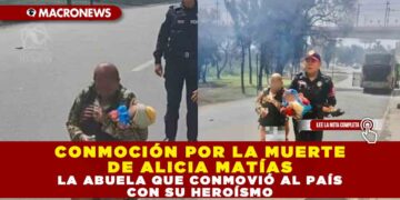 CONMOCIÓN POR LA MUERTE DE ALICIA MATÍAS, LA ABUELA QUE CONMOVIÓ AL PAÍS CON SU HEROÍSMO