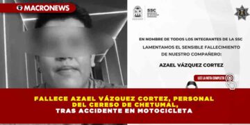 FALLECE AZAEL VÁZQUEZ CORTEZ, PERSONAL DEL CERESO DE CHETUMAL, TRAS ACCIDENTE EN MOTOCICLETA