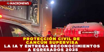 PROTECCIÓN CIVIL DE CANCÚN SUPERVISA QUEMA CONTROLADA DE GAS LP SIN INCIDENTES