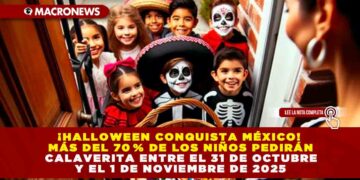 ¡HALLOWEEN CONQUISTA MÉXICO! MÁS DEL 70 % DE LOS NIÑOS PEDIRÁN CALAVERITA ENTRE EL 31 DE OCTUBRE Y EL 1 DE NOVIEMBRE DE 2025