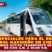RUTAS ESPECIALES PARA EL ENCENDIDO DEL ÁRBOL NAVIDEÑO EN CHETUMAL: IMOVEQROO ACTIVA TRANSPORTE GRATUITO DE 6:00 A.M. A 10:00 P.M.