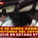 SUJETO SE QUEDA DORMIDO EN PLENA ROTONDA DEL CEVICHE POR CONDUCIR EN ESTADO ETÍLICO