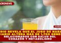ESTUDIO REVELA QUE EL JUGO DE NARANJA DIARIO ALTERA MÁS DE 1,700 GENES RELACIONADOS CON SALUD DEL CORAZÓN Y METABOLISMO