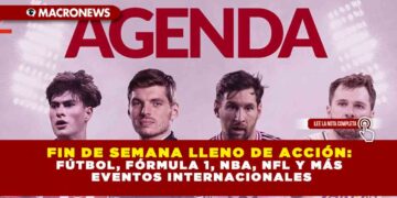 FIN DE SEMANA LLENO DE ACCIÓN: FÚTBOL, FÓRMULA 1, NBA, NFL Y MÁS EVENTOS INTERNACIONALES