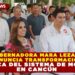 GOBERNADORA MARA LEZAMA ANUNCIA TRANSFORMACIÓN HISTÓRICA DEL SISTEMA DE MOVILIDAD EN CANCÚN
